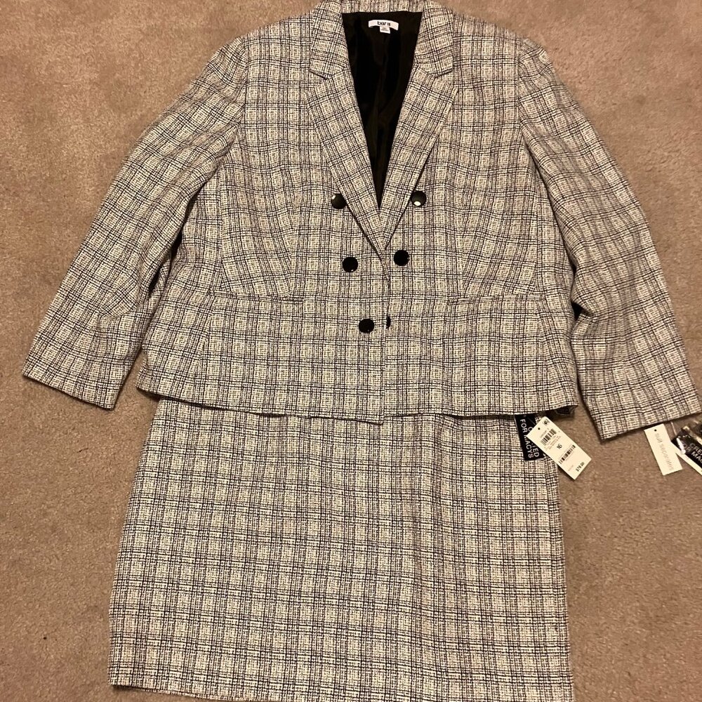 Macy's Suit Jacket with Matching Skirt